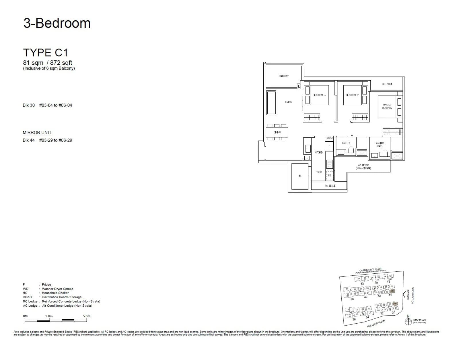 3 Bedroom Floor Plan - Amberwood-At-Holland - p12 - p12 floorplan 1