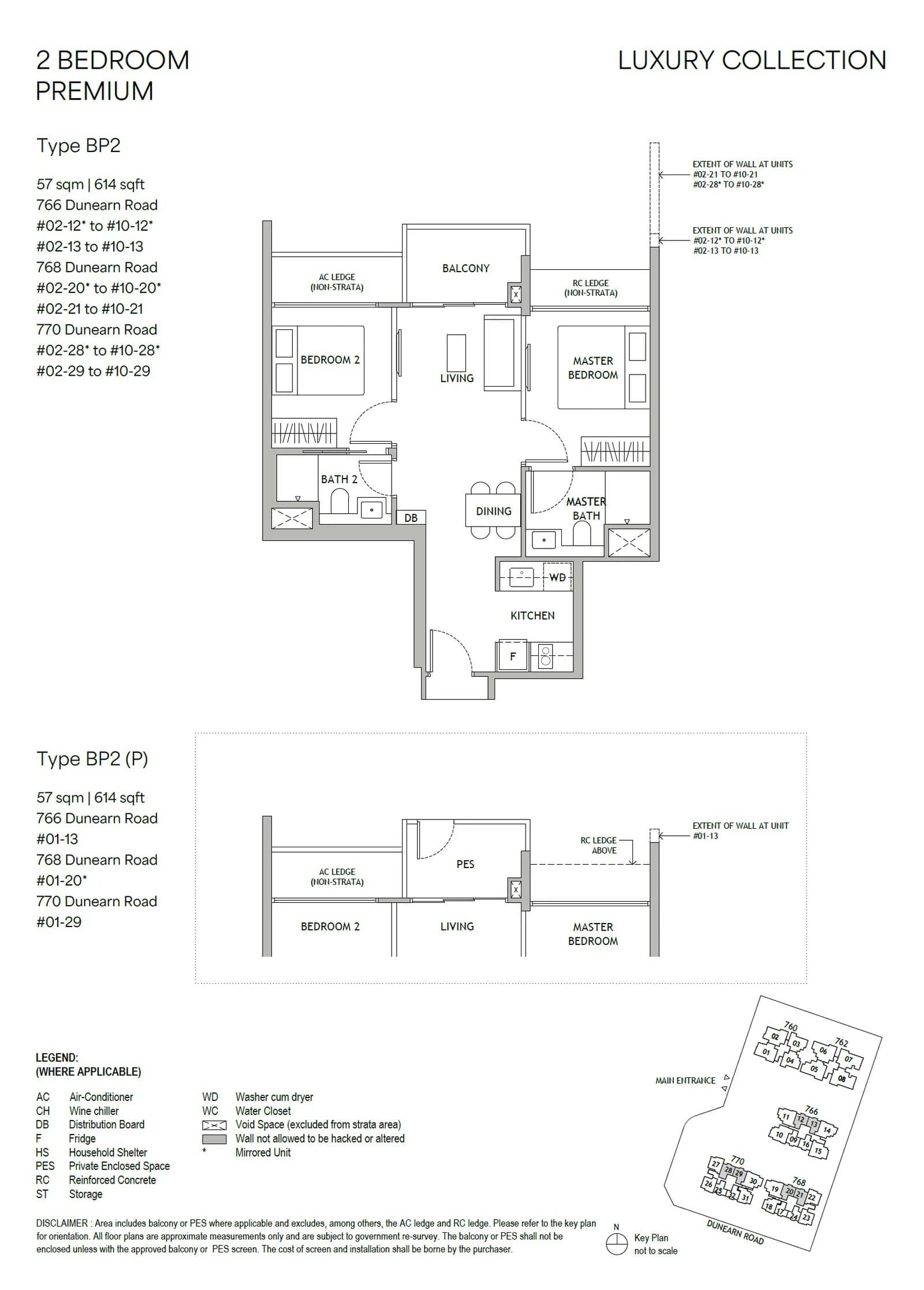 2 Bedroom Premium Floor Plan - Dunearn-House - p10 - p10 floorplan 9