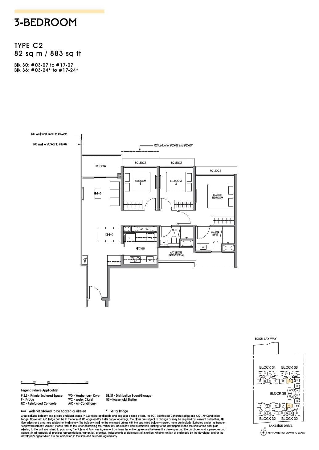 3 Bedroom Floor Plan - Lucerne-Grand - p10 - p10 floorplan 9
