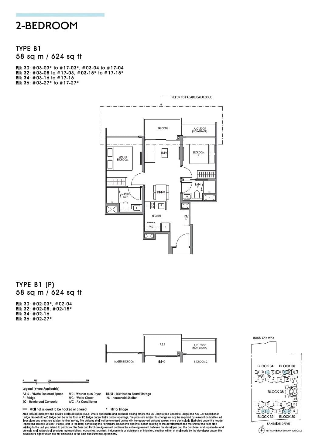 2 Bedroom Floor Plan - Lucerne-Grand - p10 - p10 floorplan 1