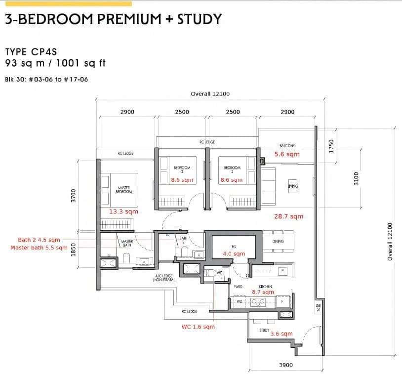 3 Bedroom Premium Floor Plan - V1 LUCERNE GRAND SALES KIT 13092026_compressed - p22 - p22 floorplan 3