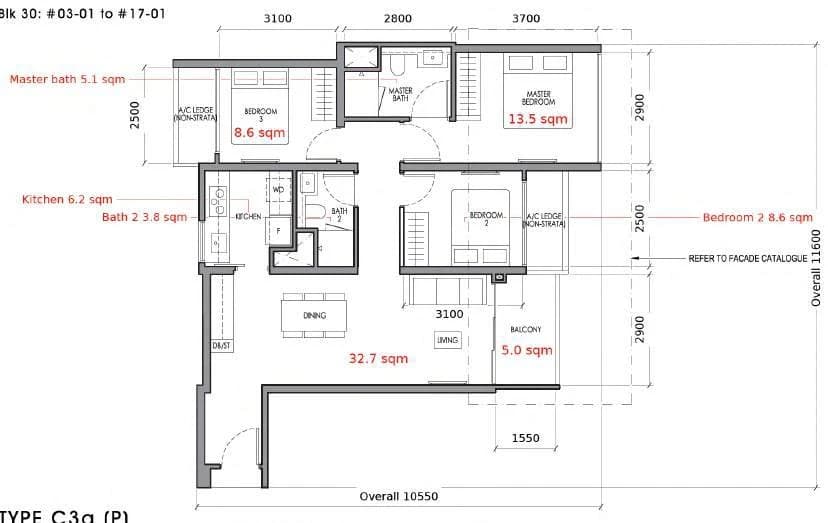 3 Bedroom Floor Plan - V1 LUCERNE GRAND SALES KIT 13092026_compressed - p16 - p16 floorplan 6