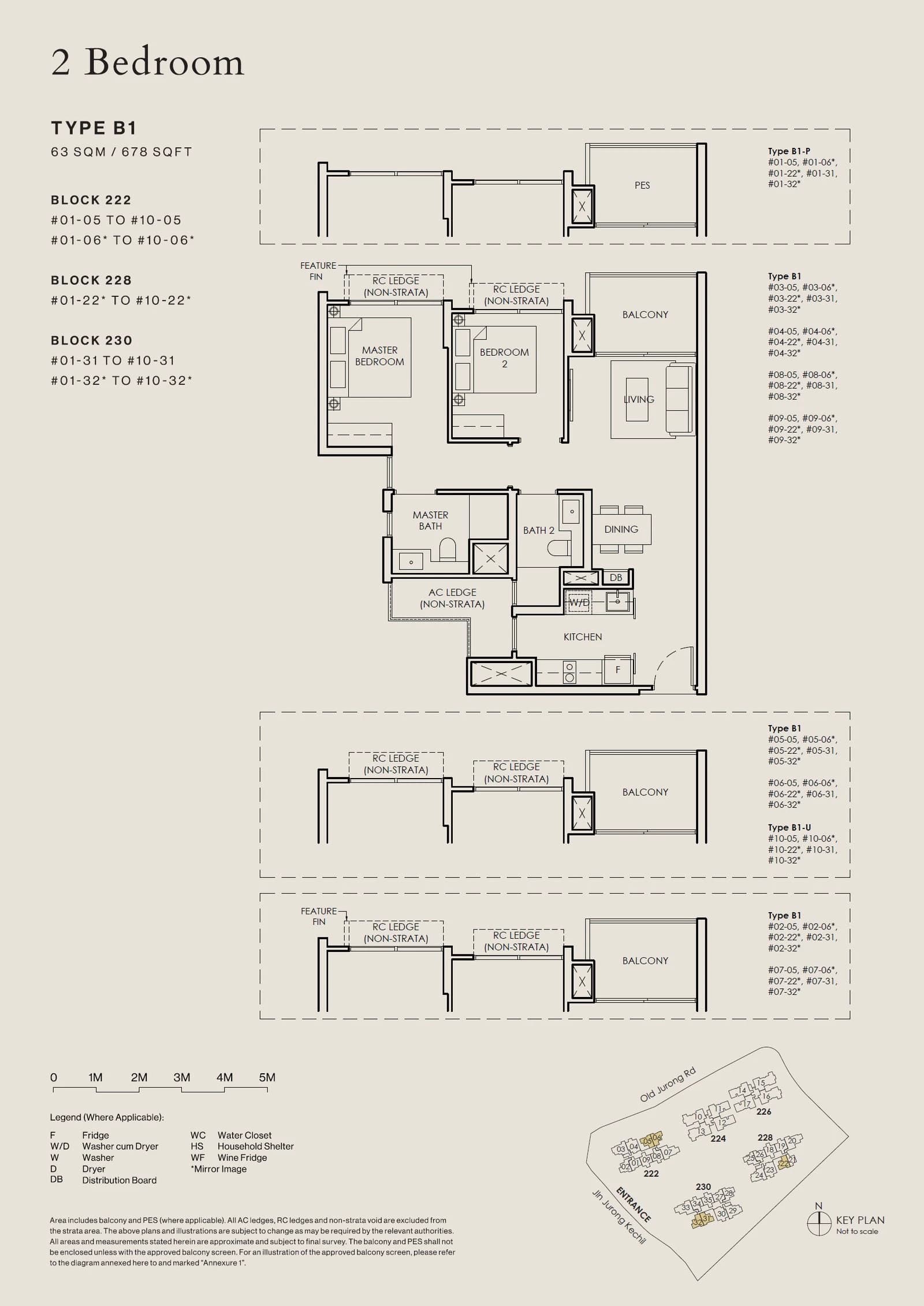 2 Bedroom Floor Plan - The-Sen - p11 - p11 floorplan 3