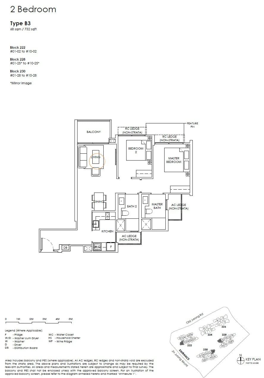 2 Bedroom Floor Plan - The-Sen - p11 - p11 floorplan 8